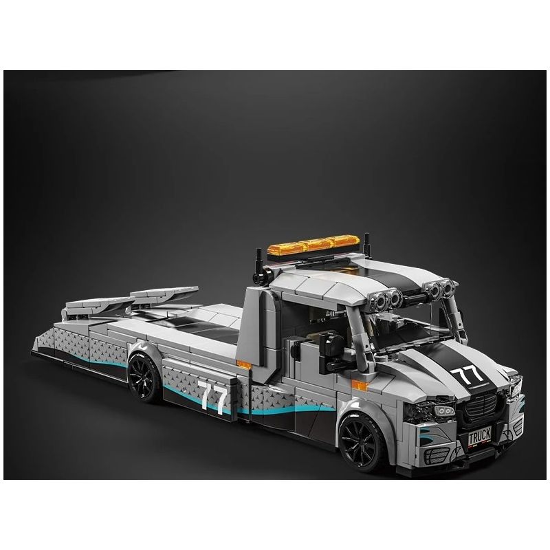 LE YI 31067 TRAILER CHUYÊN NGHIỆP TIÊU CHUẨN bộ đồ chơi xếp lắp ráp ghép mô hình Creator VAN TOW PRO Sáng Tạo 672 khối