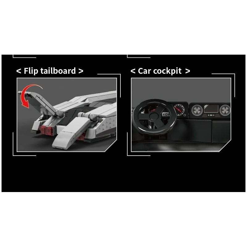 LE YI 31067 TRAILER CHUYÊN NGHIỆP TIÊU CHUẨN bộ đồ chơi xếp lắp ráp ghép mô hình Creator VAN TOW PRO Sáng Tạo 672 khối