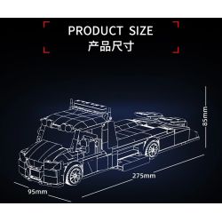 LE YI 31067 TRAILER CHUYÊN NGHIỆP TIÊU CHUẨN bộ đồ chơi xếp lắp ráp ghép mô hình Creator VAN TOW PRO Sáng Tạo 672 khối