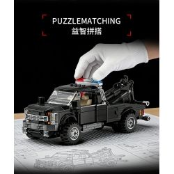 LE YI 31069 XE KÉO HẠNG NẶNG bộ đồ chơi xếp lắp ráp ghép mô hình Creator HEAVY-DUTY TOW PRO Sáng Tạo 594 khối