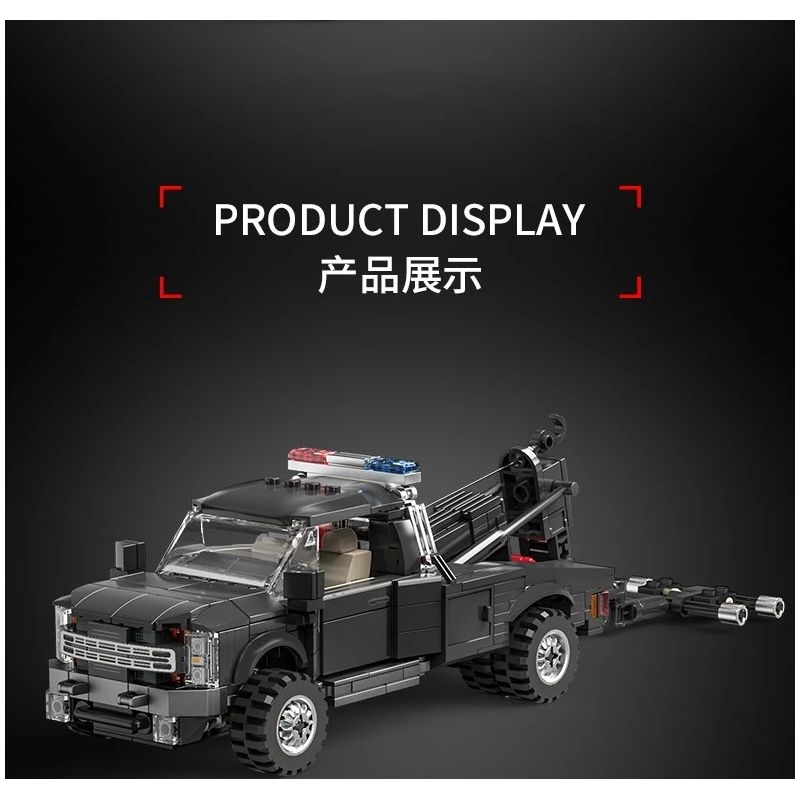 LE YI 31069 XE KÉO HẠNG NẶNG bộ đồ chơi xếp lắp ráp ghép mô hình Creator HEAVY-DUTY TOW PRO Sáng Tạo 594 khối