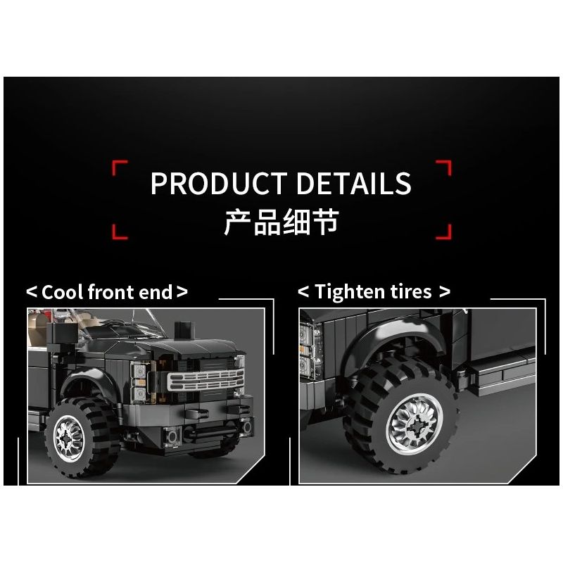 LE YI 31069 XE KÉO HẠNG NẶNG bộ đồ chơi xếp lắp ráp ghép mô hình Creator HEAVY-DUTY TOW PRO Sáng Tạo 594 khối