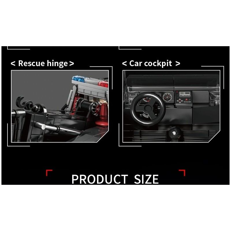 LE YI 31069 XE KÉO HẠNG NẶNG bộ đồ chơi xếp lắp ráp ghép mô hình Creator HEAVY-DUTY TOW PRO Sáng Tạo 594 khối