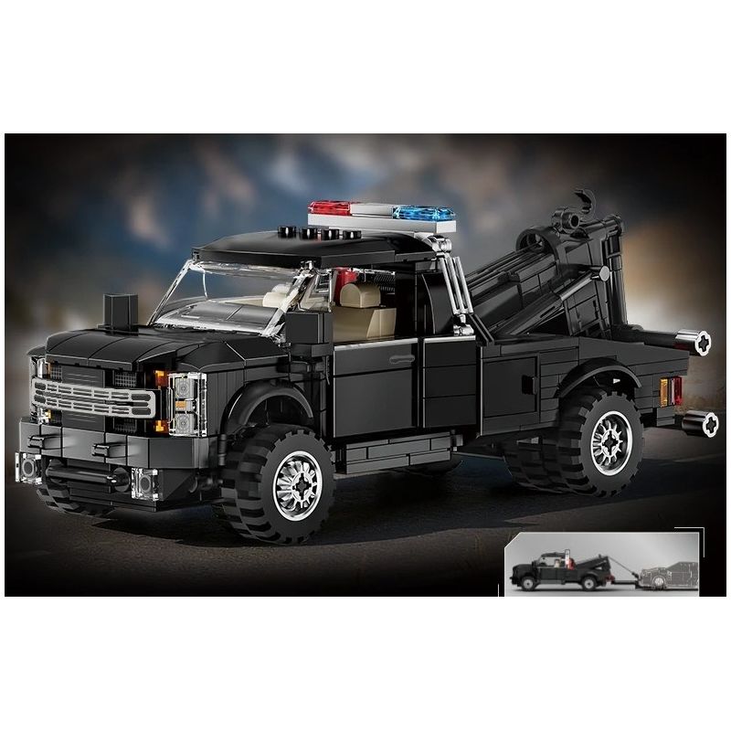 LE YI 31069 XE KÉO HẠNG NẶNG bộ đồ chơi xếp lắp ráp ghép mô hình Creator HEAVY-DUTY TOW PRO Sáng Tạo 594 khối