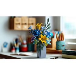 NIFELIZ NF10337 10337 BỘ BÌNH HOA DẠI bộ đồ chơi xếp lắp ráp ghép mô hình Creator WILDFLOWER BOUQUET WITH VASE Sáng Tạo 902 khối