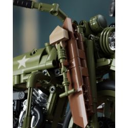 NIFELIZ NF10333 10333 MÔ TÔ HARLEY DAVIDSON WLA bộ đồ chơi xếp lắp ráp ghép mô hình Technic HARLEY-DAVIDSON WLA MOTORCYCLE Kỹ Thuật Công Nghệ Cao Mô Hình Phương Tiện 833 khối