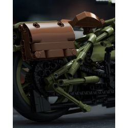 NIFELIZ NF10333 10333 MÔ TÔ HARLEY DAVIDSON WLA bộ đồ chơi xếp lắp ráp ghép mô hình Technic HARLEY-DAVIDSON WLA MOTORCYCLE Kỹ Thuật Công Nghệ Cao Mô Hình Phương Tiện 833 khối