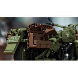 NIFELIZ NF10333 10333 MÔ TÔ HARLEY DAVIDSON WLA bộ đồ chơi xếp lắp ráp ghép mô hình Technic HARLEY-DAVIDSON WLA MOTORCYCLE Kỹ Thuật Công Nghệ Cao Mô Hình Phương Tiện 833 khối