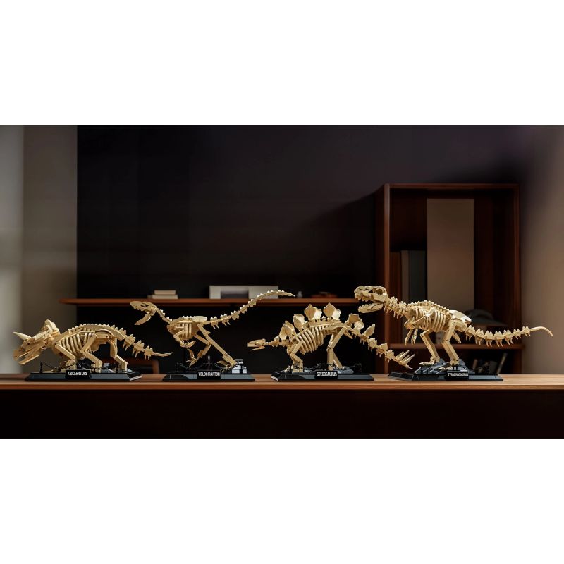 NIFELIZ NF10343 10343 HÓA THẠCH KHỦNG LONG BẠO CHÚA bộ đồ chơi xếp lắp ráp ghép mô hình Creator T.REX FOSSILS MODEL TOY Sáng Tạo 826 khối