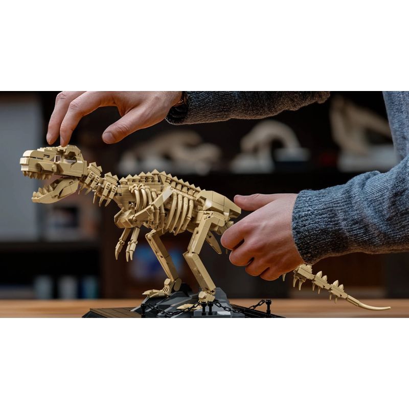 NIFELIZ NF10343 10343 HÓA THẠCH KHỦNG LONG BẠO CHÚA bộ đồ chơi xếp lắp ráp ghép mô hình Creator T.REX FOSSILS MODEL TOY Sáng Tạo 826 khối