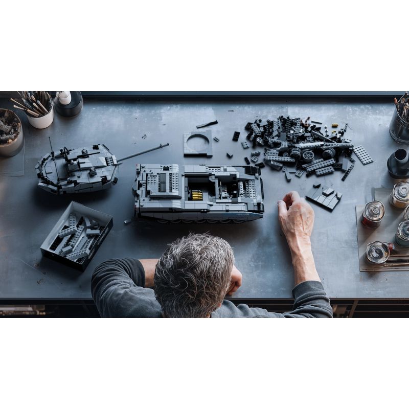 NIFELIZ NF10300 10300 XE TĂNG CHIẾN ĐẤU CHỦ LỰC M1 ABRAMS bộ đồ chơi xếp lắp ráp ghép mô hình Military Army ABRAMS-X TANK Quân Sự Bộ Đội 2136 khối