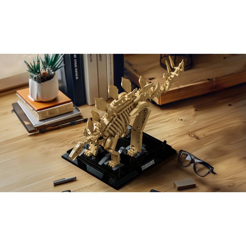 NIFELIZ NF10353 10353 HÓA THẠCH STEGOSAURUS bộ đồ chơi xếp lắp ráp ghép mô hình Creator STEGOSAURUS FOSSILS Sáng Tạo 665 khối