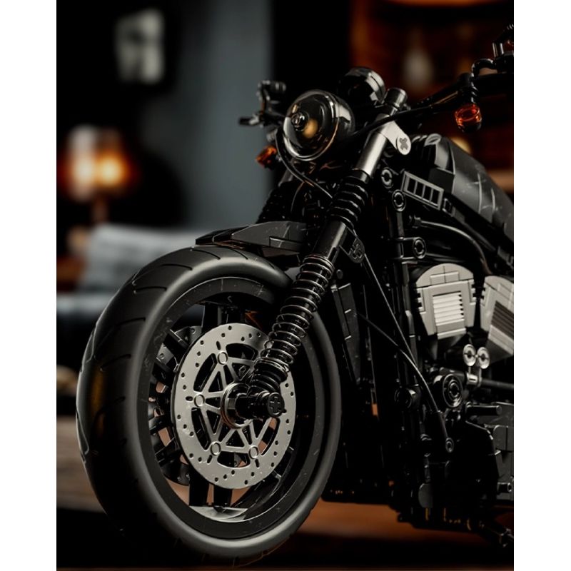 NIFELIZ NF10342 10342 MÔ TÔ HARLEY IRON 883 bộ đồ chơi xếp lắp ráp ghép mô hình Creator HARLEY-DAVIDSON IRON 883 MOTORCYCLE Sáng Tạo 827 khối