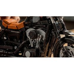 NIFELIZ NF10342 10342 MÔ TÔ HARLEY IRON 883 bộ đồ chơi xếp lắp ráp ghép mô hình Creator HARLEY-DAVIDSON IRON 883 MOTORCYCLE Sáng Tạo 827 khối