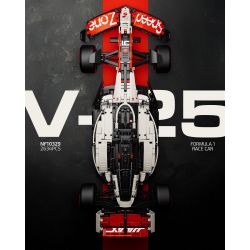 NIFELIZ NF10329 10329 ĐỘI HAAS F1 V-25 bộ đồ chơi xếp lắp ráp ghép mô hình Technic V-25 F1 RACING CAR Kỹ Thuật Công Nghệ Cao Mô Hình Phương Tiện 2634 khối