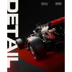 NIFELIZ NF10329 10329 ĐỘI HAAS F1 V-25 bộ đồ chơi xếp lắp ráp ghép mô hình Technic V-25 F1 RACING CAR Kỹ Thuật Công Nghệ Cao Mô Hình Phương Tiện 2634 khối