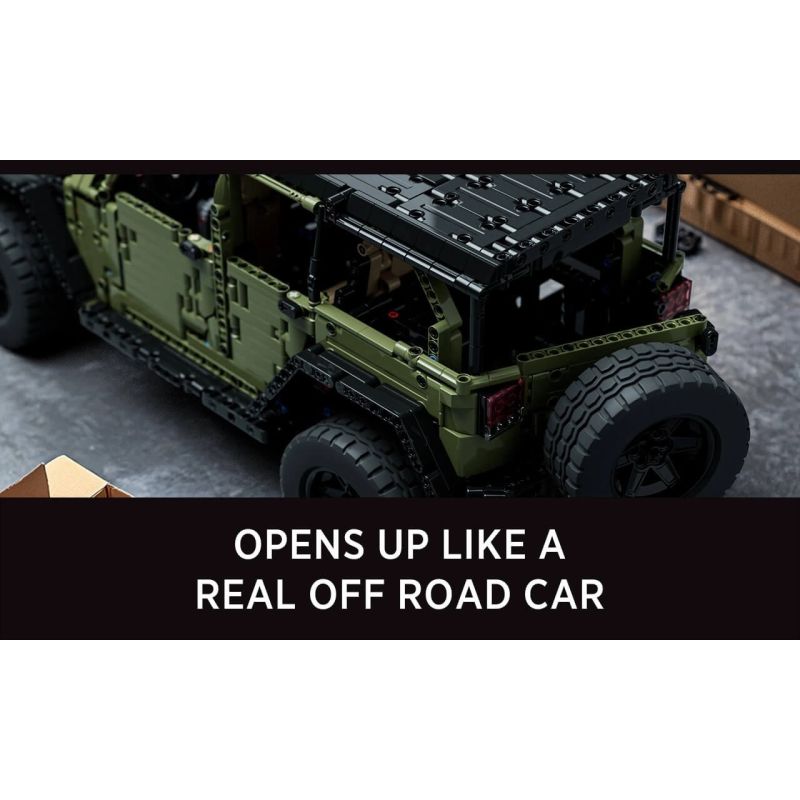 NIFELIZ NF10324 10324 XE JEEP WILLY ĐỊA HÌNH bộ đồ chơi xếp lắp ráp ghép mô hình Technic WILLIS OFF-ROAD CAR Kỹ Thuật Công Nghệ Cao Mô Hình Phương Tiện 2899 khối