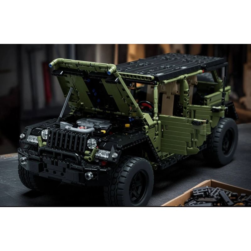 NIFELIZ NF10324 10324 XE JEEP WILLY ĐỊA HÌNH bộ đồ chơi xếp lắp ráp ghép mô hình Technic WILLIS OFF-ROAD CAR Kỹ Thuật Công Nghệ Cao Mô Hình Phương Tiện 2899 khối