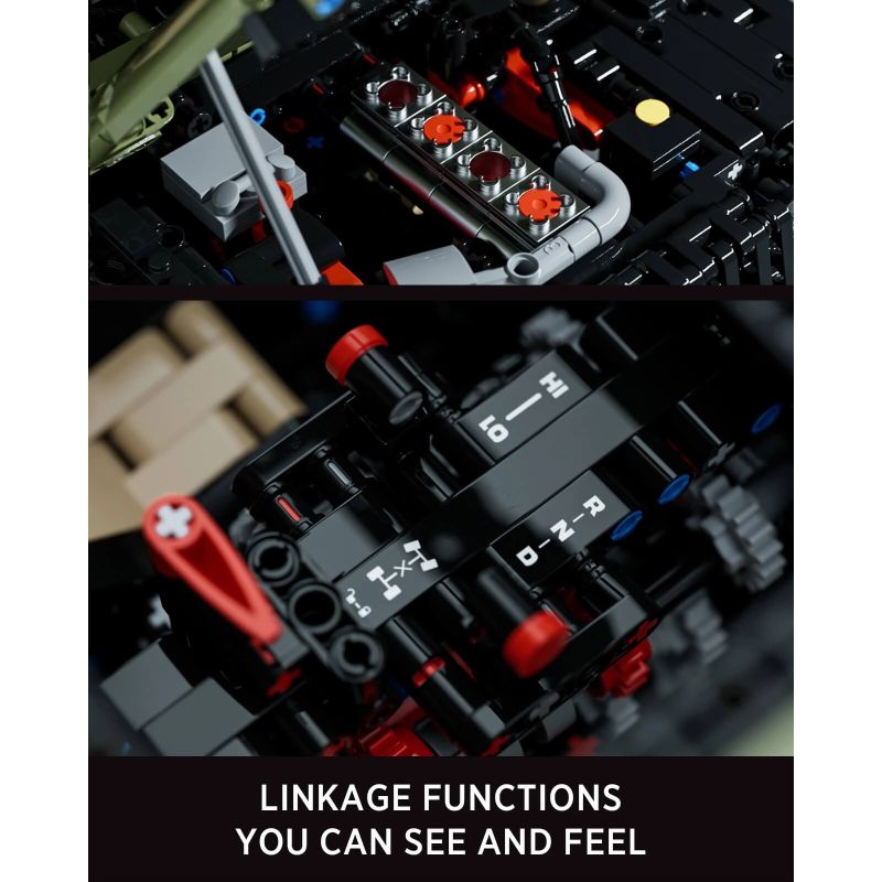 NIFELIZ NF10324 10324 XE JEEP WILLY ĐỊA HÌNH bộ đồ chơi xếp lắp ráp ghép mô hình Technic WILLIS OFF-ROAD CAR Kỹ Thuật Công Nghệ Cao Mô Hình Phương Tiện 2899 khối