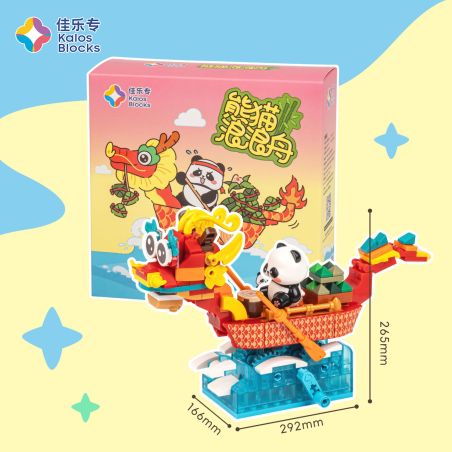 JIALE SPECIAL 71200 GẤU TRÚC LANG CHÂU bộ đồ chơi xếp lắp ráp ghép mô hình Creator Sáng Tạo 249 khối