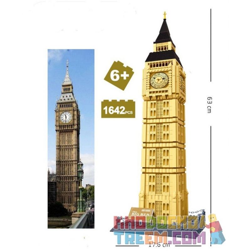 WANGE DR.LUCK 8014 5216 non  THÁP ĐỒNG HỒ BIG BEN bộ đồ chơi xếp lắp ráp ghép mô hình Mini Modular THE BIG BEN OF LONDON、ELIZABETH TOWER Đường Phố Thu Nhỏ 1642 khối WANGE DR.LUCK 8014 5216 non  THÁP ĐỒNG HỒ BIG BEN bộ đồ chơi xếp lắp ráp ghép mô hình Mini Modular THE BIG BEN OF LONDON、ELIZABETH TOWER Đường Phố Thu Nhỏ 1642 khối