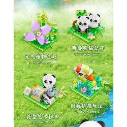 JIALE SPECIAL 54039 CÂY SỐNG Ở NƠI ĐẸP HÃY NHÌN NHỮNG THÔNG XANH bộ đồ chơi xếp lắp ráp ghép mô hình