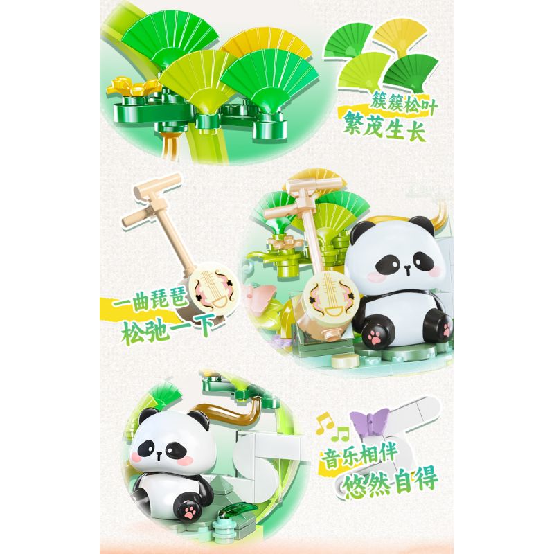 JIALE SPECIAL 54042 THỰC VẬT CHỨA ĐỰNG NHỮNG ĐIỀU TỐT ĐẸP MỌI VIỆC DIỄN RA bộ đồ chơi xếp lắp ráp ghép mô hình