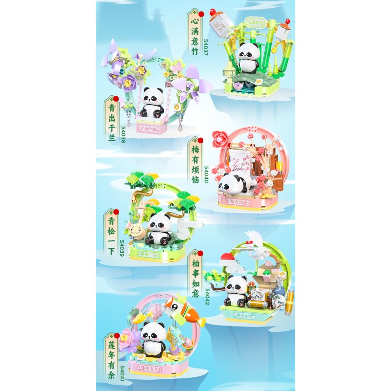 JIALE SPECIAL 54042 THỰC VẬT CHỨA ĐỰNG NHỮNG ĐIỀU TỐT ĐẸP MỌI VIỆC DIỄN RA bộ đồ chơi xếp lắp ráp ghép mô hình