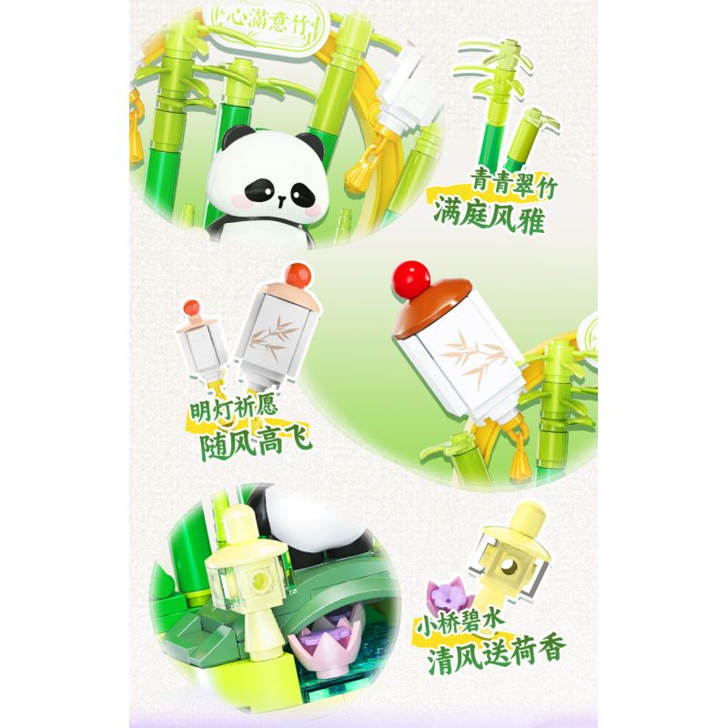 JIALE SPECIAL 54042 THỰC VẬT CHỨA ĐỰNG NHỮNG ĐIỀU TỐT ĐẸP MỌI VIỆC DIỄN RA bộ đồ chơi xếp lắp ráp ghép mô hình