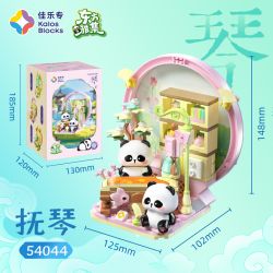 JIALE SPECIAL 54044 BỘ SƯU TẬP PHƯƠNG ĐÔNG FUQIN bộ đồ chơi xếp lắp ráp ghép mô hình