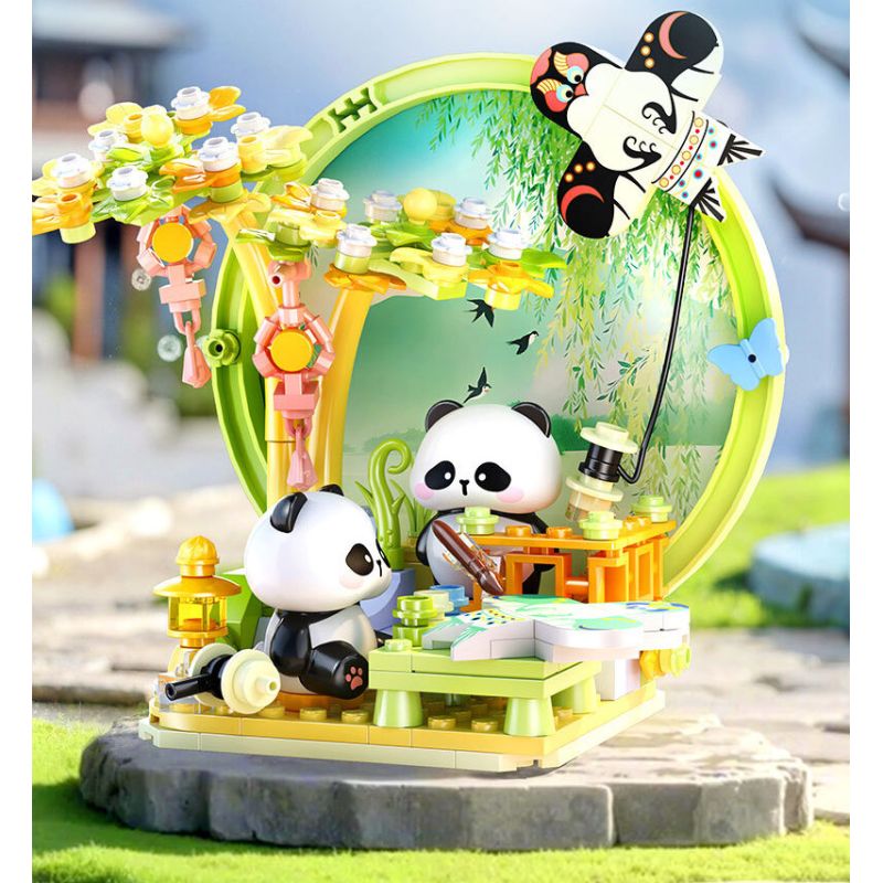 JIALE SPECIAL 54045 BỘ SƯU TẬP PHƯƠNG ĐÔNG CỜ VUA VUI NHỘN bộ đồ chơi xếp lắp ráp ghép mô hình