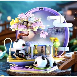 JIALE SPECIAL 54045 BỘ SƯU TẬP PHƯƠNG ĐÔNG CỜ VUA VUI NHỘN bộ đồ chơi xếp lắp ráp ghép mô hình