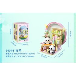 JIALE SPECIAL 54045 BỘ SƯU TẬP PHƯƠNG ĐÔNG CỜ VUA VUI NHỘN bộ đồ chơi xếp lắp ráp ghép mô hình