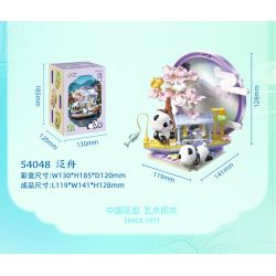 JIALE SPECIAL 54045 BỘ SƯU TẬP PHƯƠNG ĐÔNG CỜ VUA VUI NHỘN bộ đồ chơi xếp lắp ráp ghép mô hình