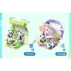 JIALE SPECIAL 54045 BỘ SƯU TẬP PHƯƠNG ĐÔNG CỜ VUA VUI NHỘN bộ đồ chơi xếp lắp ráp ghép mô hình