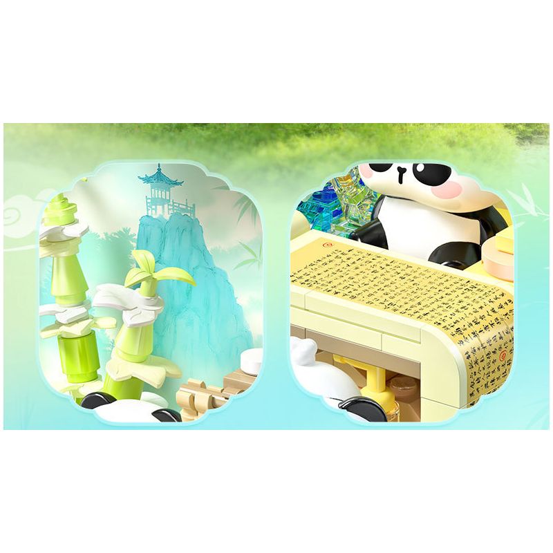 JIALE SPECIAL 54045 BỘ SƯU TẬP PHƯƠNG ĐÔNG CỜ VUA VUI NHỘN bộ đồ chơi xếp lắp ráp ghép mô hình