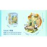 JIALE SPECIAL 54046 BỘ SƯU TẬP PHƯƠNG ĐÔNG TRANH MÙA XUÂN bộ đồ chơi xếp lắp ráp ghép mô hình