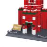 WANGE DR.LUCK 8017 5219 non  THÁP CHUÔNG SPASSKAYA bộ đồ chơi xếp lắp ráp ghép mô hình Mini Modular THE SPASSKAYA TOWER OF MOSCOW KREMLIN Đường Phố Thu Nhỏ 1048 khối
