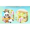 JIALE SPECIAL 54046 BỘ SƯU TẬP PHƯƠNG ĐÔNG TRANH MÙA XUÂN bộ đồ chơi xếp lắp ráp ghép mô hình