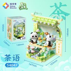 JIALE SPECIAL 54047 TỤ HỘI PHƯƠNG ĐÔNG TRÀ ĐẠO bộ đồ chơi xếp lắp ráp ghép mô hình