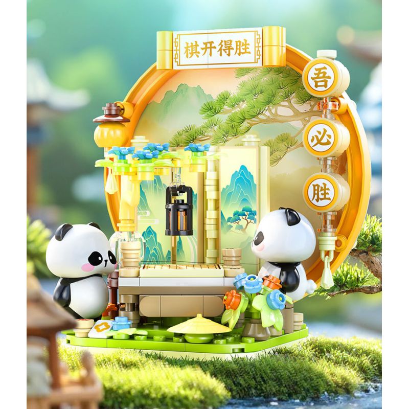 JIALE SPECIAL 54047 TỤ HỘI PHƯƠNG ĐÔNG TRÀ ĐẠO bộ đồ chơi xếp lắp ráp ghép mô hình