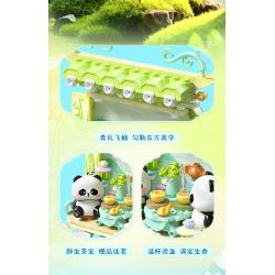 JIALE SPECIAL 54047 TỤ HỘI PHƯƠNG ĐÔNG TRÀ ĐẠO bộ đồ chơi xếp lắp ráp ghép mô hình