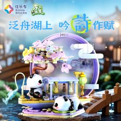 JIALE SPECIAL 54047 TỤ HỘI PHƯƠNG ĐÔNG TRÀ ĐẠO bộ đồ chơi xếp lắp ráp ghép mô hình