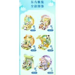 JIALE SPECIAL 54047 TỤ HỘI PHƯƠNG ĐÔNG TRÀ ĐẠO bộ đồ chơi xếp lắp ráp ghép mô hình