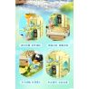 JIALE SPECIAL 54048 TẬP HỢP PHƯƠNG ĐÔNG ĐI BÈ bộ đồ chơi xếp lắp ráp ghép mô hình