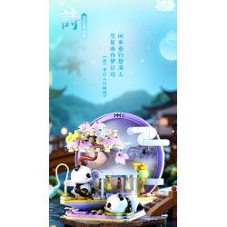 JIALE SPECIAL 54048 TẬP HỢP PHƯƠNG ĐÔNG ĐI BÈ bộ đồ chơi xếp lắp ráp ghép mô hình