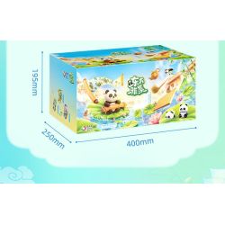 JIALE SPECIAL 54048 TẬP HỢP PHƯƠNG ĐÔNG ĐI BÈ bộ đồ chơi xếp lắp ráp ghép mô hình