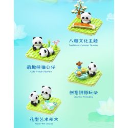 JIALE SPECIAL 54048 TẬP HỢP PHƯƠNG ĐÔNG ĐI BÈ bộ đồ chơi xếp lắp ráp ghép mô hình