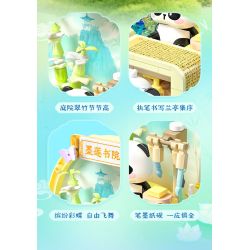 JIALE SPECIAL 54048 TẬP HỢP PHƯƠNG ĐÔNG ĐI BÈ bộ đồ chơi xếp lắp ráp ghép mô hình