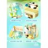 JIALE SPECIAL 54048 TẬP HỢP PHƯƠNG ĐÔNG ĐI BÈ bộ đồ chơi xếp lắp ráp ghép mô hình